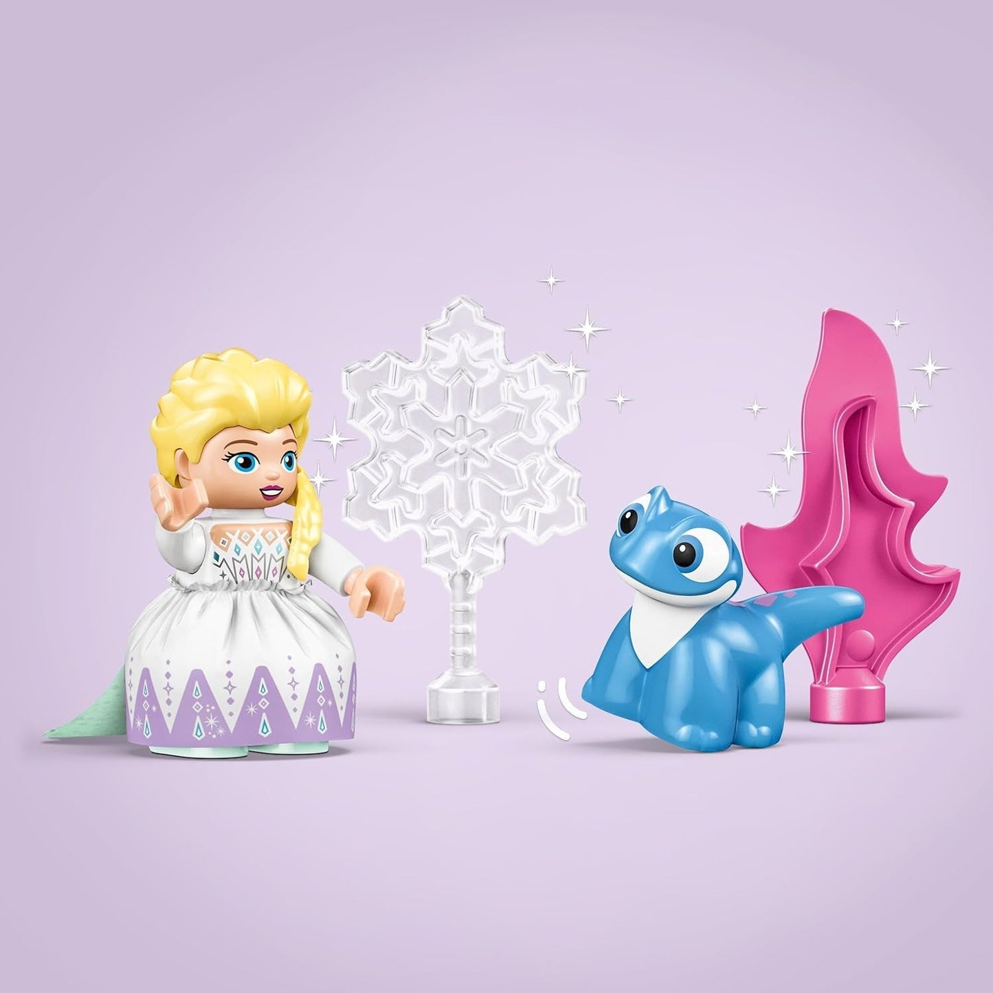 LEGO DUPLO | Disney ELSA i Bruni w Zaczarowanym Lesie, 4 figurki Królowej Lodu dla 2-latków, prezent dla przedszkolaków dla dziewcząt i chłopców w wieku powyżej 2 lat, na podstawie zestawów do budowania „Kraina Lodu 2” 10418 Beuche den LEGO-Store