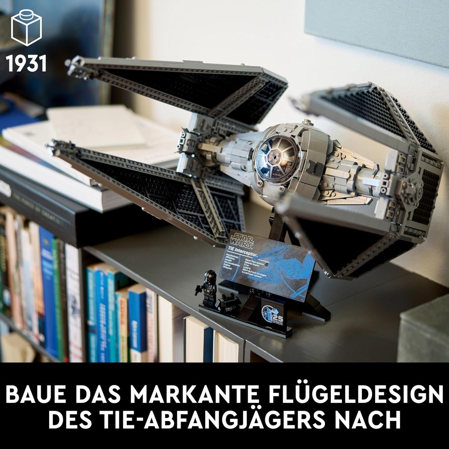 LEGO Star Wars Tie Interceptor Ultimate Collector Series Zestaw do kreatywnego budowania dla dorosłych Starfighter Model z klocków Prezent dla fanów Kolekcjonerski zestaw Ucs 75382 Zestawy do budowania Kup w sklepie LEGO