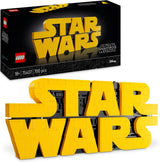 LEGO Star Wars 75407 Star Wars Logo Bricks - Kolekcjonerski zestaw do budowania dla dorosłych - Model popkultury - Element wystawowy na biurko - Pomysł na prezent dla dorosłych i nastoletnich fanów Zestawy do budowania Besuche den LEGO-Store Domyślny tytuł