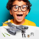 Star Wars Epic Hero Series N-1 Starfighter of the Mandalorian, duże figurki i ekscytujące akcesoria do ekscytujących manewrów, ekscytujące figurki na prezenty Sklep Naty