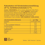 Chrupiące ciasteczka z kremem kakaowym i ciemną czekoladą, opakowanie 14 szt., do przechowywania lub sprzedaży (14 x 190 g)