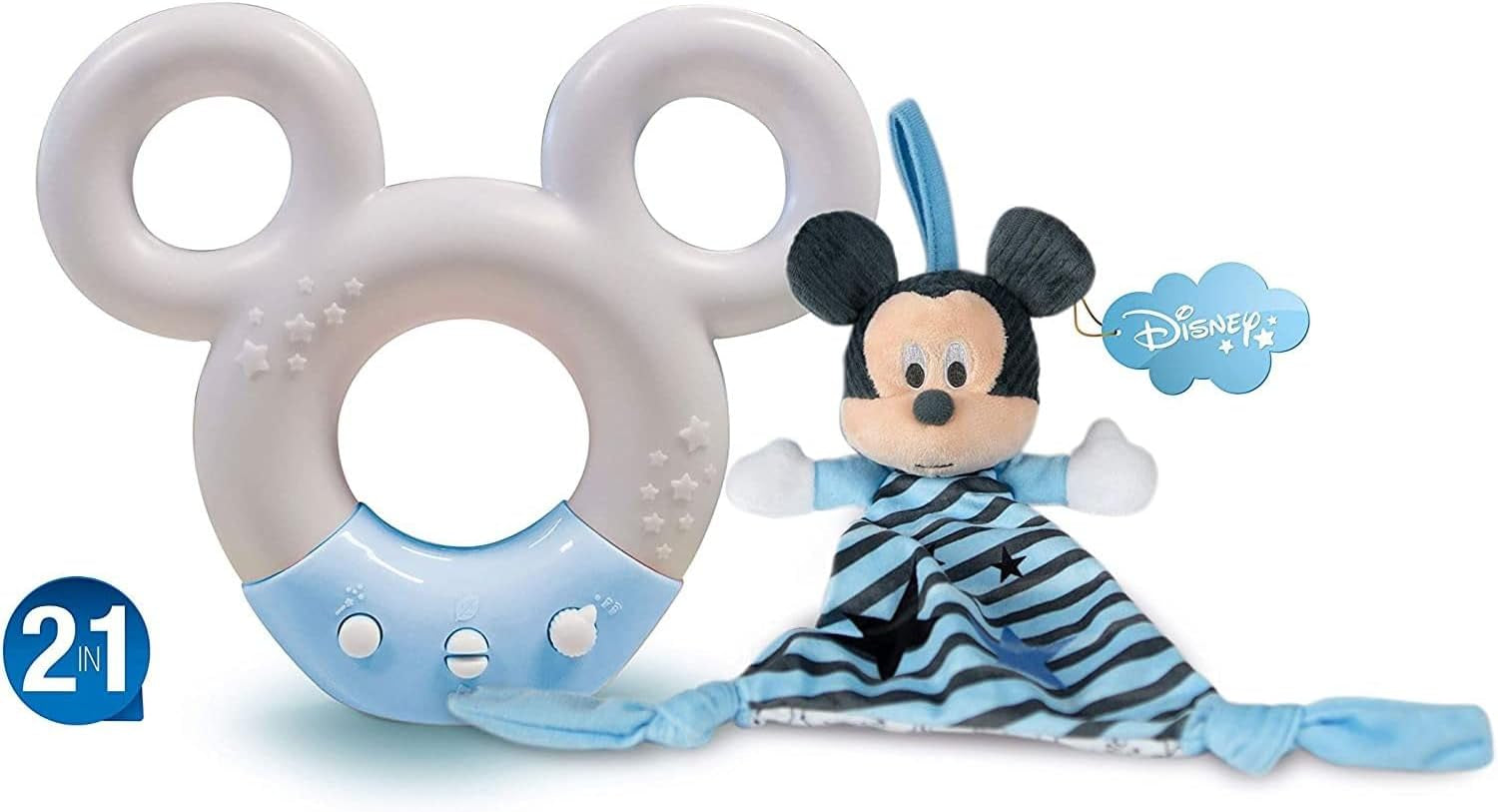 Clementoni 17397 Disney Baby Mickey Sound & Color Lampka nocna, wielokolorowa Zabawki dla dzieci Naty Shop