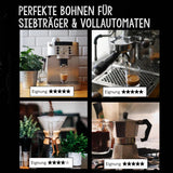- Kaffeebohnen 2kg - Extra slow geröstet - wenig Säure und Bitterstoffe - Barista-Qualität - Finest Cream - Best Espresso für Fullyautomaten - 4 x 500 g