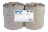 Papier toaletowy Funny AG-027 Jumbo, 1-warstwowy, makulaturowy, średnica 28 cm (6 szt. w opakowaniu)