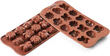 Silikomart 199199, forma do czekolady, model Spring, 15 pralinek, Brown Kitchen Naty Shop