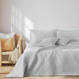 Ameliahome Narzuta 170X210 cm Dwustronna narzuta Pikowanie ultradźwiękowe Poliester Ofelia Ciemnozielone Łóżka i koce Besuche den AmeliaHome-Store Ophelia Srebrny 170X210 cm