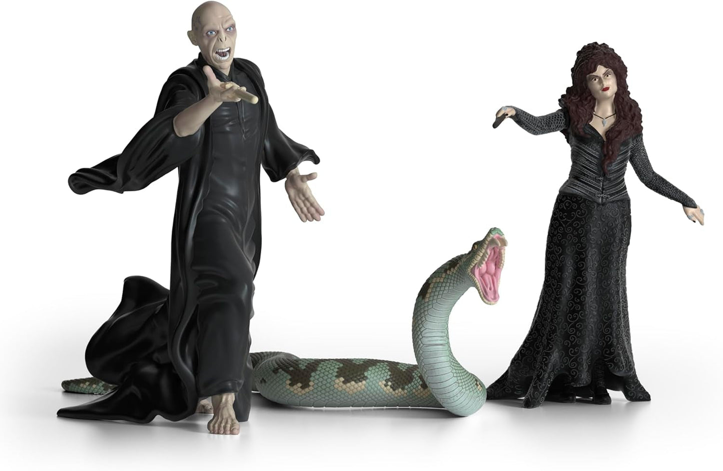 Schleich 42684 Lord Voldemort, Nagini i Bellatrix Lestrange, od 6 lat, HARRY POTTER - figurka do zabawy, 21 X 16 X 18 cm Figurki Naty Shop Domyślny tytuł
