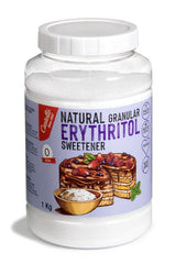 Natürliches Erythrit - Kristallzucker | 10G = 7G Zucker | Natürlicher Zuckerersatz - 0 Kalorien - 0 Glykämischer Index - Keto Und Paleo - 0 Netto-Kohlenhydrat - Kein GVO - Castello od 1907-1Kg Słodziki Naty Shop 1 Kg (opakowanie 1Er)