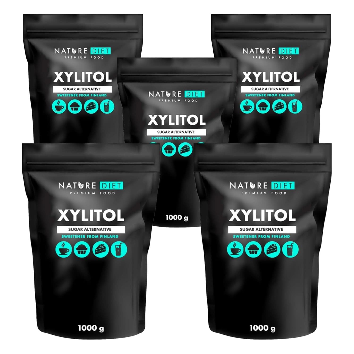 Nature Diet Ksylitol, 1 Kg Słodziki Naty Shop