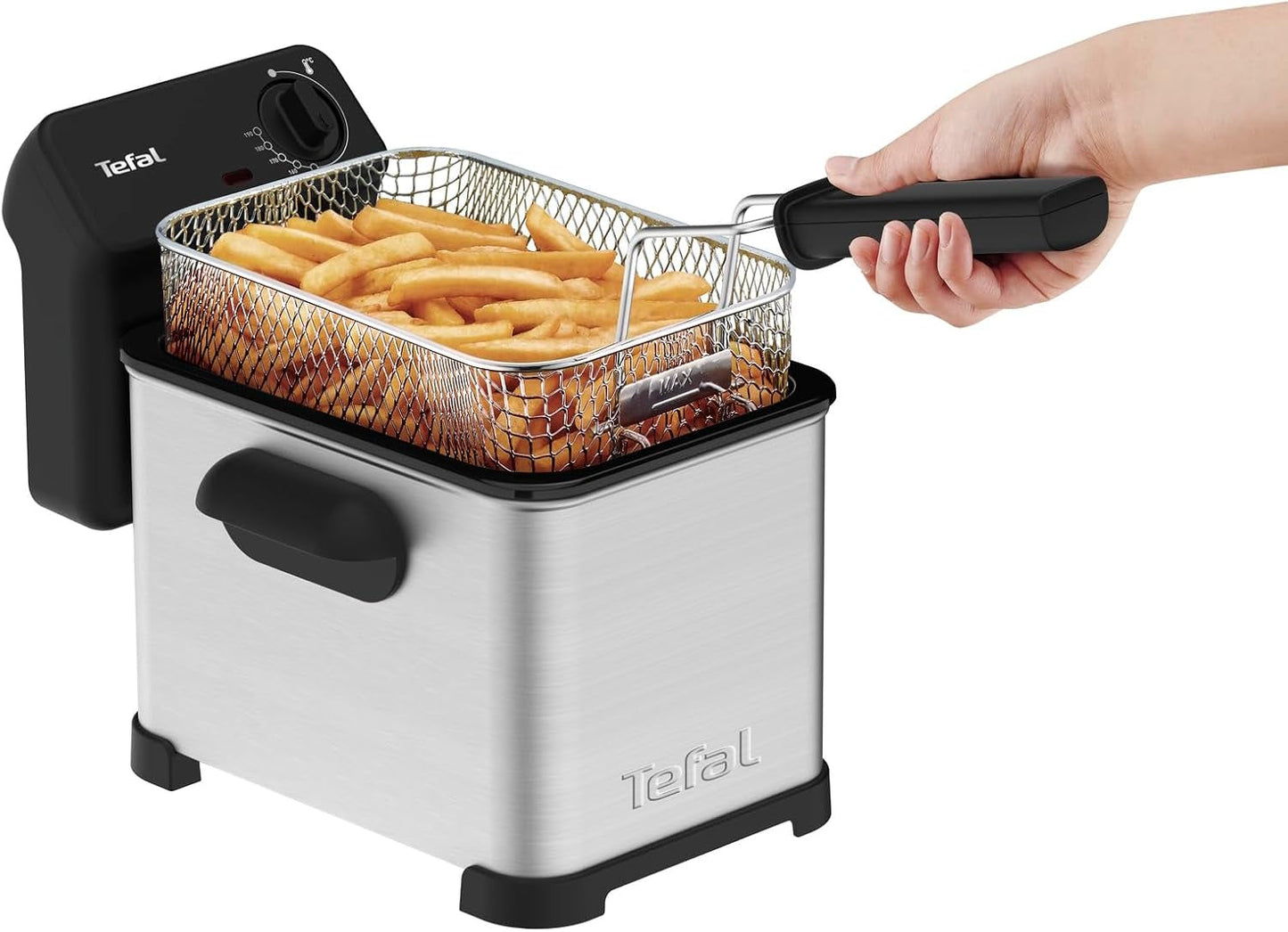 Tefal Family Pro Access 4.0L, 3000 W, półprofesjonalny, z olejem, wyjmowanym zbiornikiem oleju, technologią strefy chłodzenia Urządzenia Naty Shop