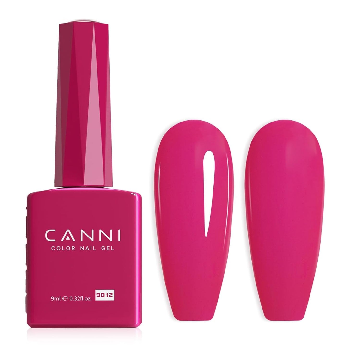 Żelowy lakier do paznokci CANNI, półtrwały, ciemnofioletowy, lakier do paznokci, żel UV, Soak Off, Manicure