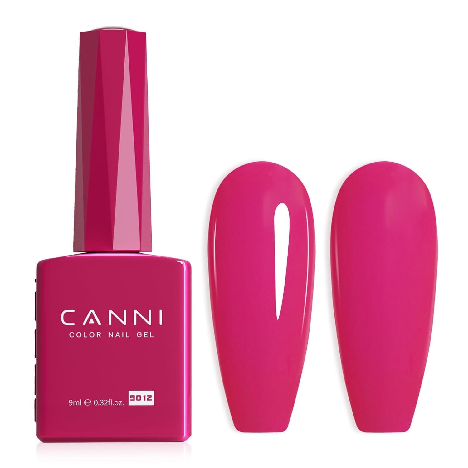 Żelowy lakier do paznokci CANNI, półtrwały, ciemnofioletowy, lakier do paznokci, żel UV, Soak Off, Manicure