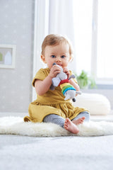 HABA 304771 - Grzechotka figurka jamnika, materiałowa zabawka dla dziecka z grzechotką, zabawka od 6 miesiąca. Toys Bebe Naty Shop