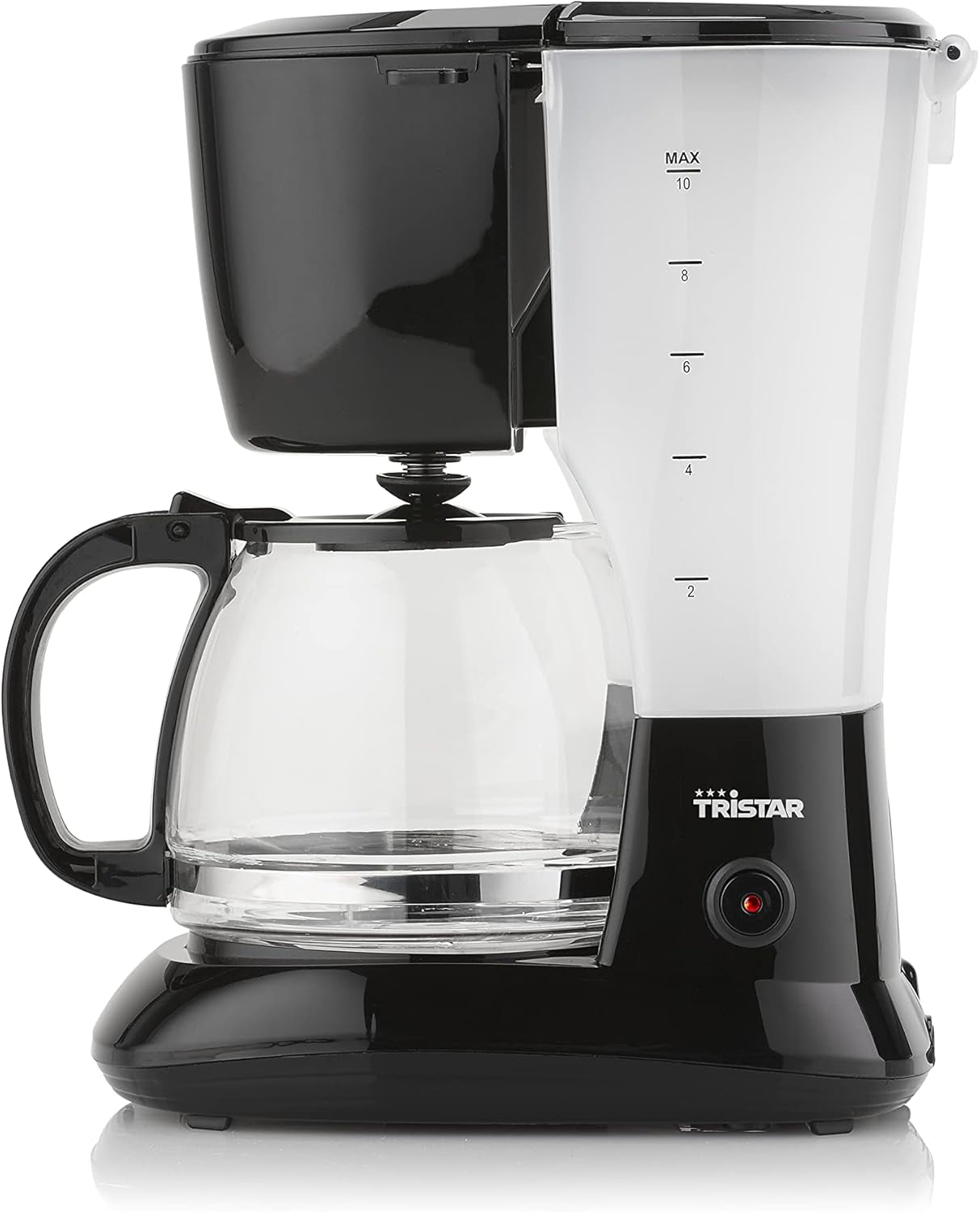 Ekspres do kawy Tristar 1,25 l - na 10-12 filiżanek, nadaje się również na kemping, CM-1245, czarny