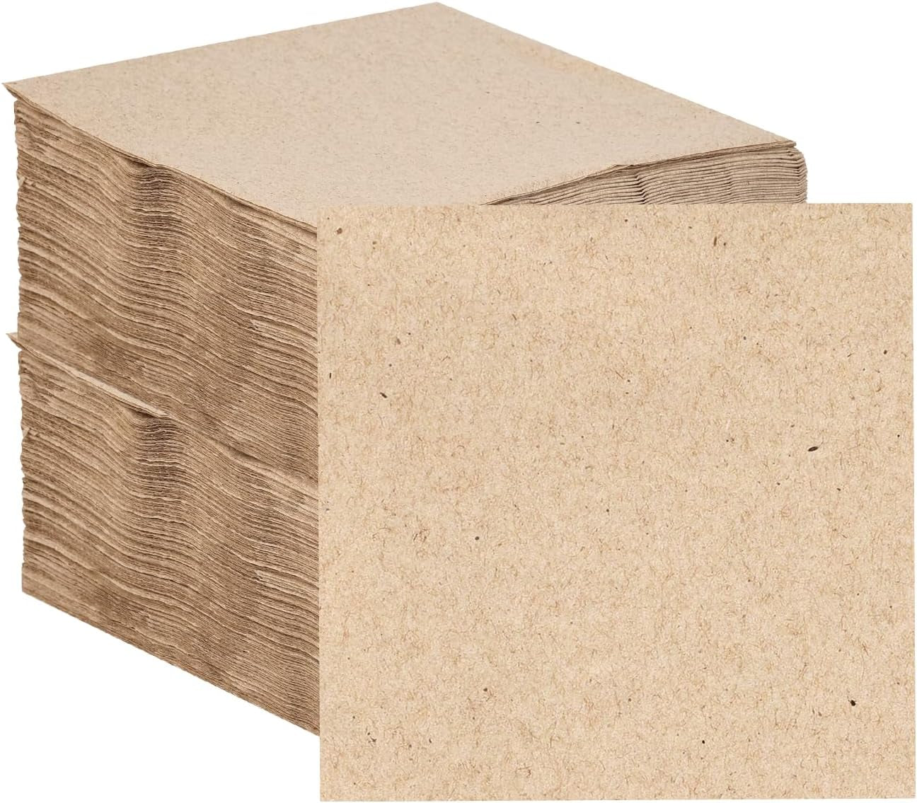 Rodzaj stołu | 100 sztuk w opakowaniu zbiorczym Miękkie serwetki papierowe z recyklingu Brązowe jednorazowe serwetki imprezowe Odpowiednie do codziennego użytku Ekologiczne Niebielone, kompostowalne Wyprodukowano w UE 2-warstwowe 33 cm