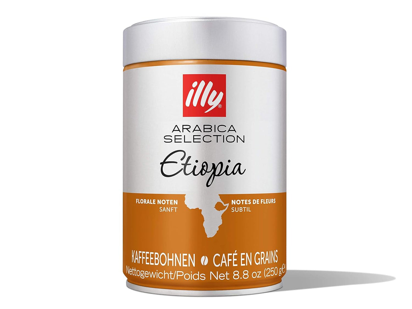 Kawa Illy, ziarna espresso z Selekcji Arabiki z Etiopii - opakowanie zawierające 2 dawki po 250g każda