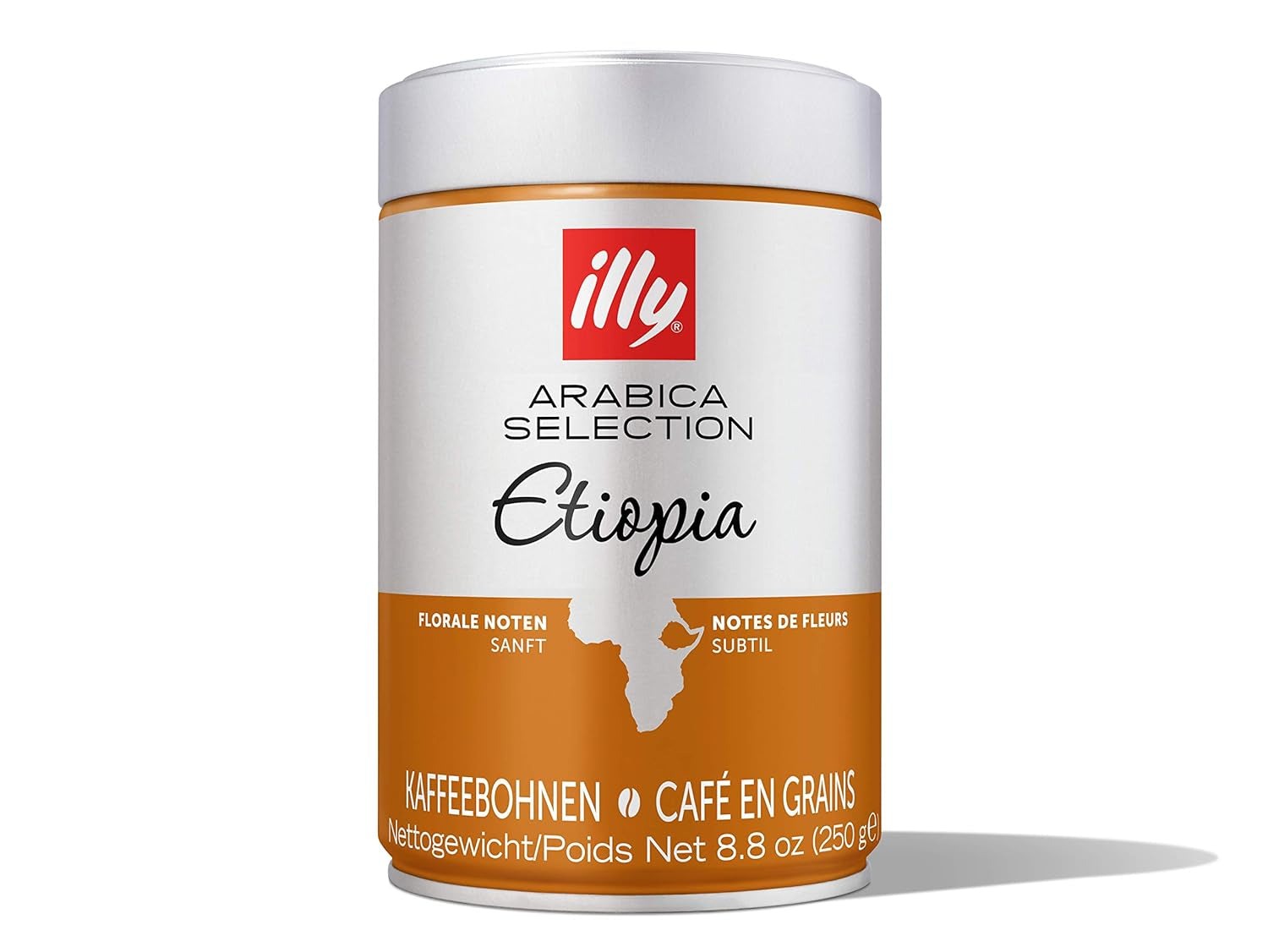 Kawa Illy, ziarna espresso z Selekcji Arabiki z Etiopii - opakowanie zawierające 2 dawki po 250g każda