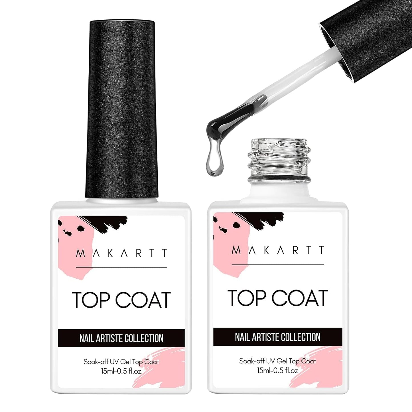 Makartt Blooming Żelowy lakier do paznokci - 15 ml Blooming Żelowy przedłużacz do paznokci w kolorze marmuru, Farba żelowa, Wzory do manicure DIY, Kwiaty, Zwierzęta, Akwarela, Zestaw do magicznego manicure