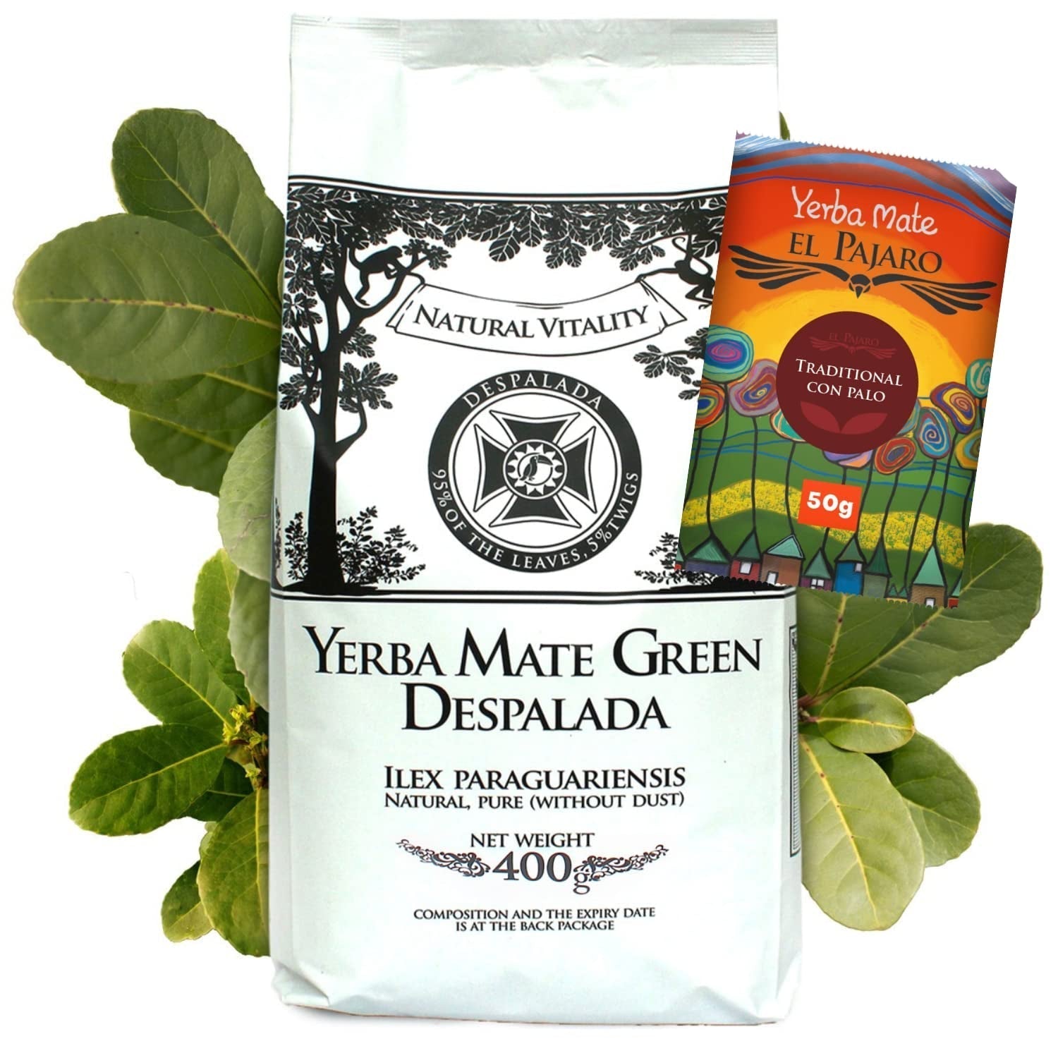 Yerba Brazil Despalada 1 kg ● Herbata mate suszona na powietrzu z liści mate ● Naturalna mate z Paragwaju 50 g ● Naturalny aromat herbaty mate ● Herbata yerba mate bez dodatków ● Herbata mate luzem