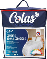 COLAS NORMAND - Ekologiczna kołdra - ciepła - 240 X 220 Cm - koperta i wypełnienie z butelek pochodzących z recyklingu - miękka, jedwabista i wygodna - staranne wykonanie Kołdry i kołdry Naty Shop 220X240 Cm Warm