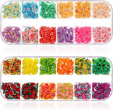 1000 Stk Nagel Obst Scheiben, Nagelkunst Fruchtscheiben Charms Śliczne Obst-Blumen Charms Mieszany zestaw Mini 3D Obstscheibe Nail Art Zum Nagelkunst Handy Deko DIY Schleimbasteln Ozdoba Scrapbooking