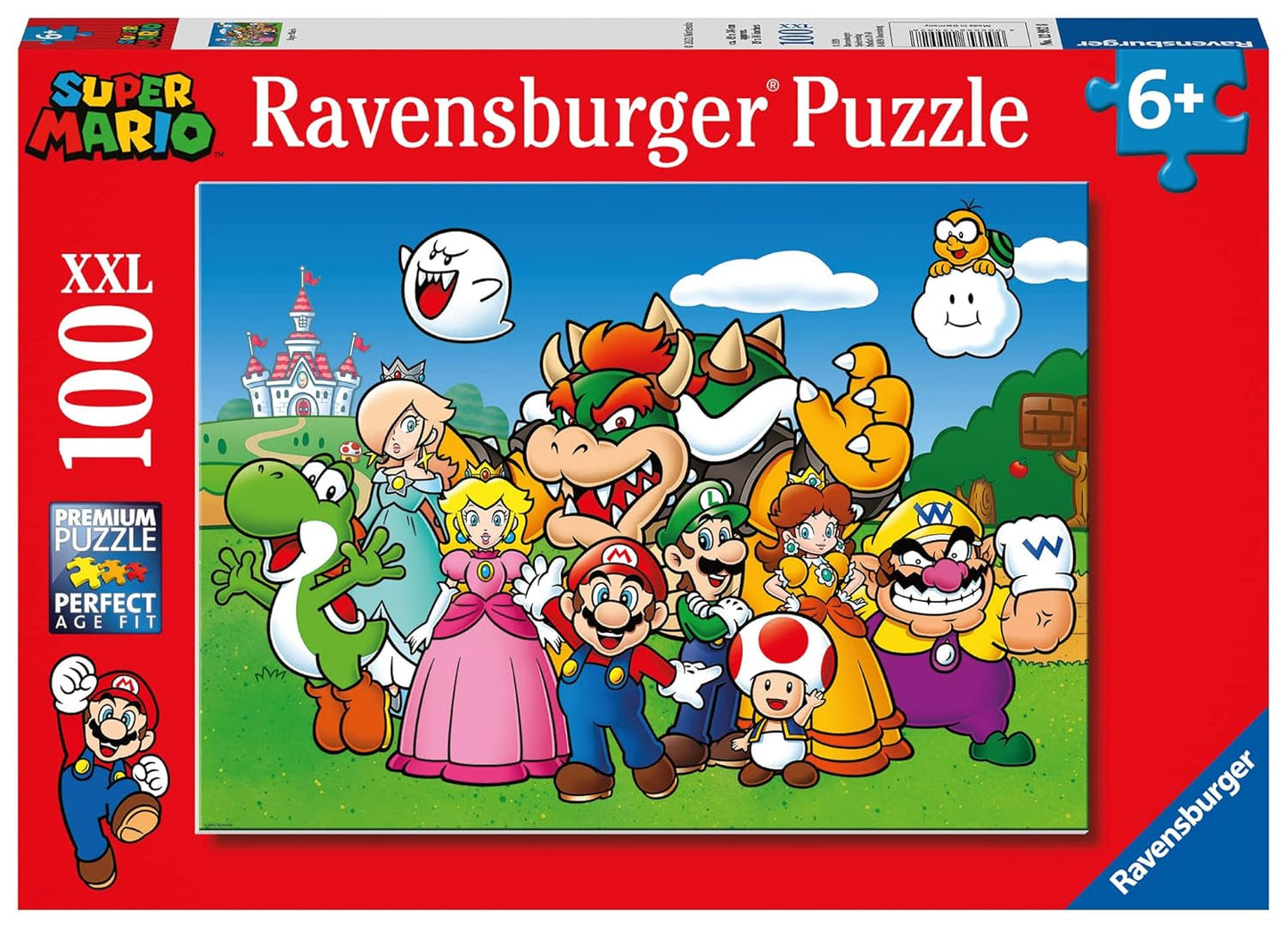 Puzzle dla dzieci 100 elementów XXL - Nintendo Super Mario Fun Puzzle Naty Shop Pojedyncze
