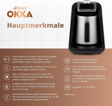 EKSPRES DO KAWY PO turecku Arzum OKKA RICH SPIN PRO (chrom)