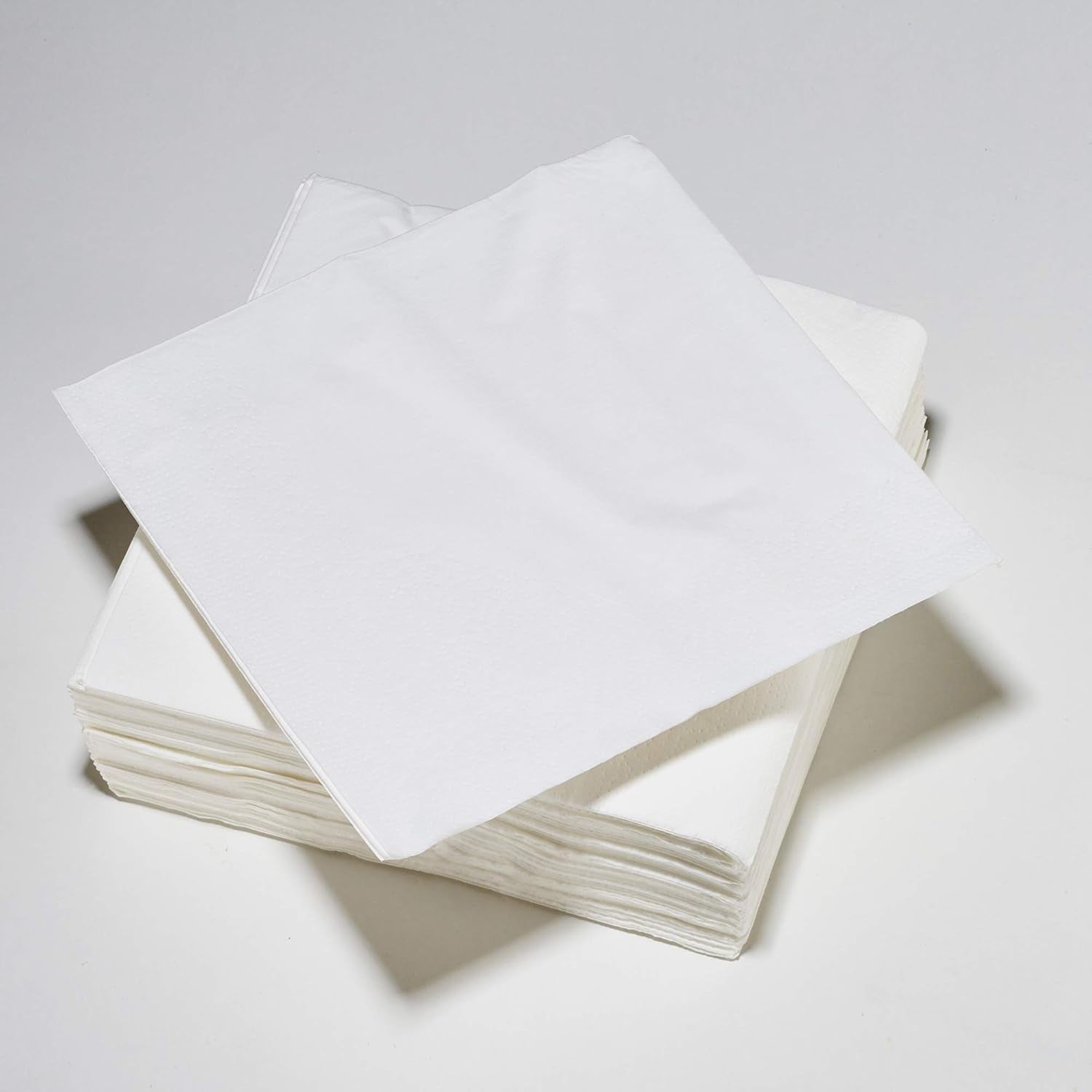 Serwetki bawełniane Le Napage 50 25 x 25 cm, 3-warstwowe, FSC białe