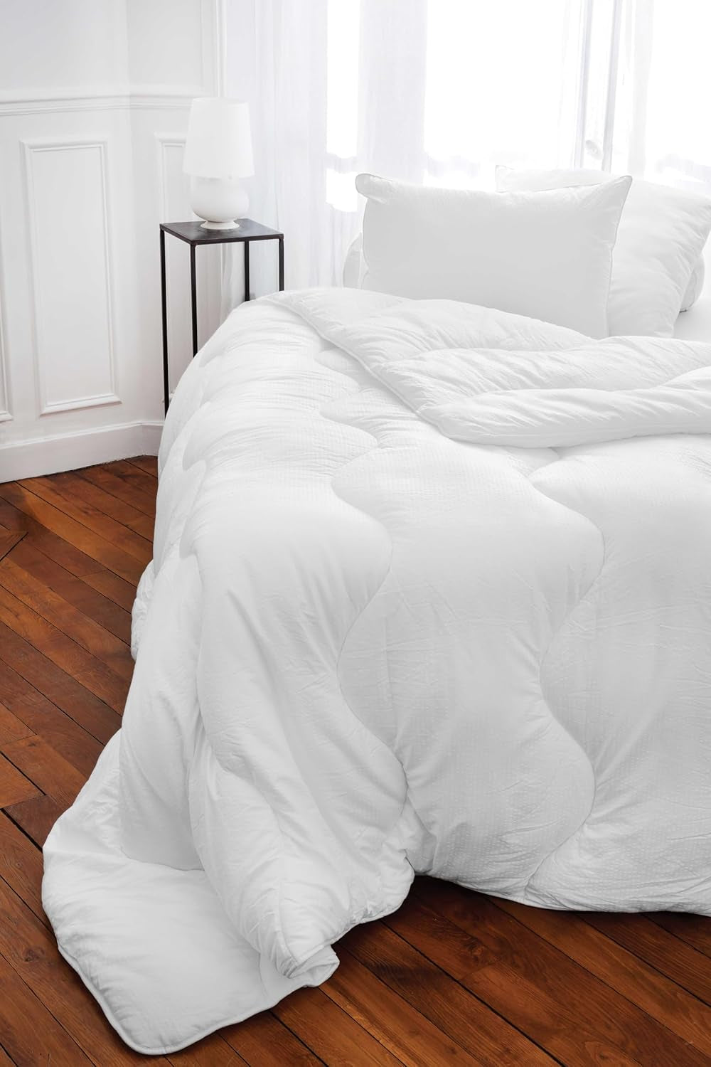 Pościel Toison D'Or Natural Silkydor, bawełna satynowa 380, 240 x 280 cm, biała Naty Shop Kołdry i kołdry Queen White (standard brytyjski)