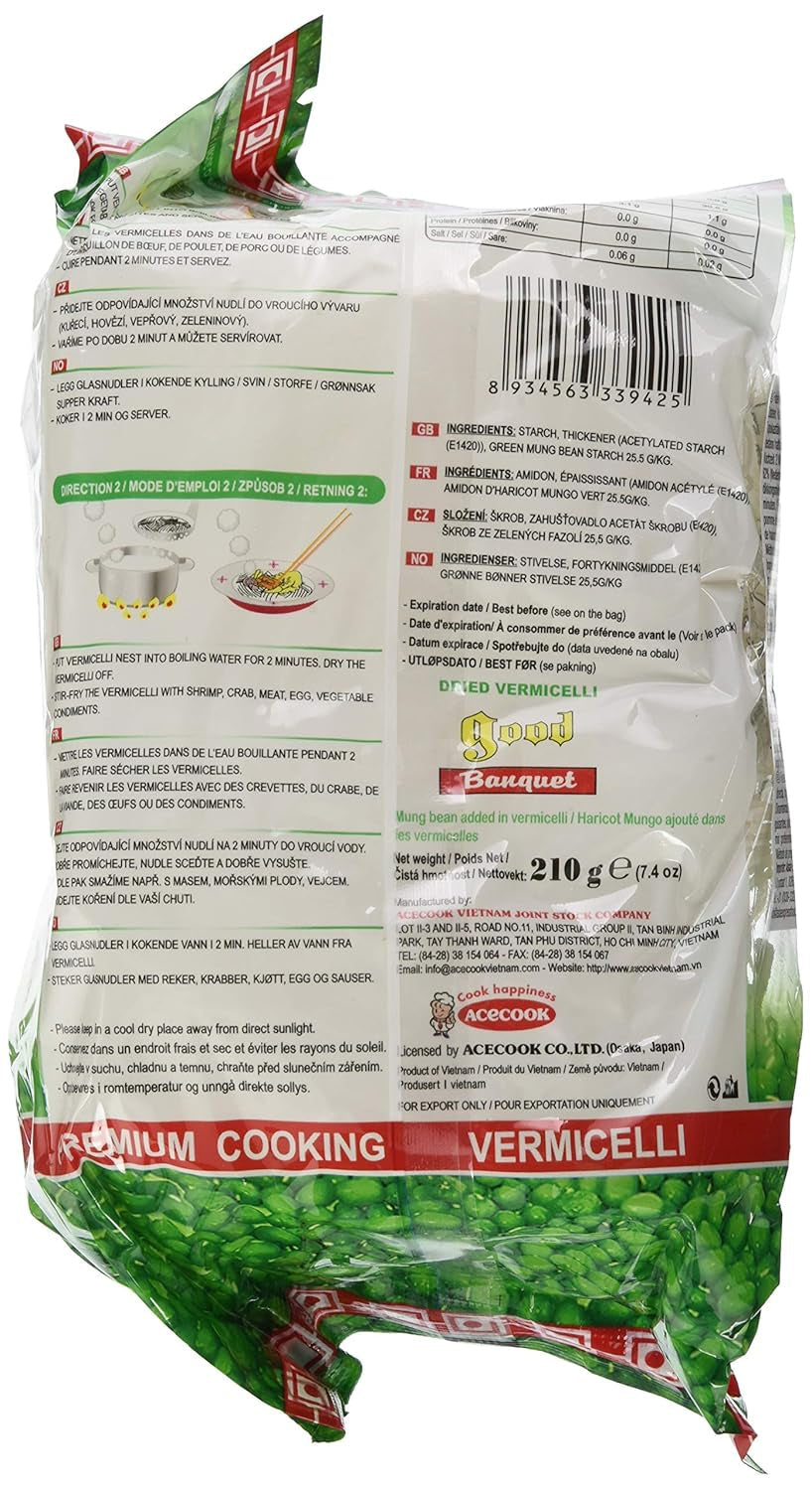 ACECOOK - Wermiszel z fasolą GD - (1 X 210 GR)