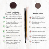 Premium waniliowy w proszku z prawdziwych ziaren wanilii, naturalny, bez cukru, bez dodatków, Fairtrade, wegański (40 g bez pudełka) z Vanilla Campaign® Flavours Naty Shop