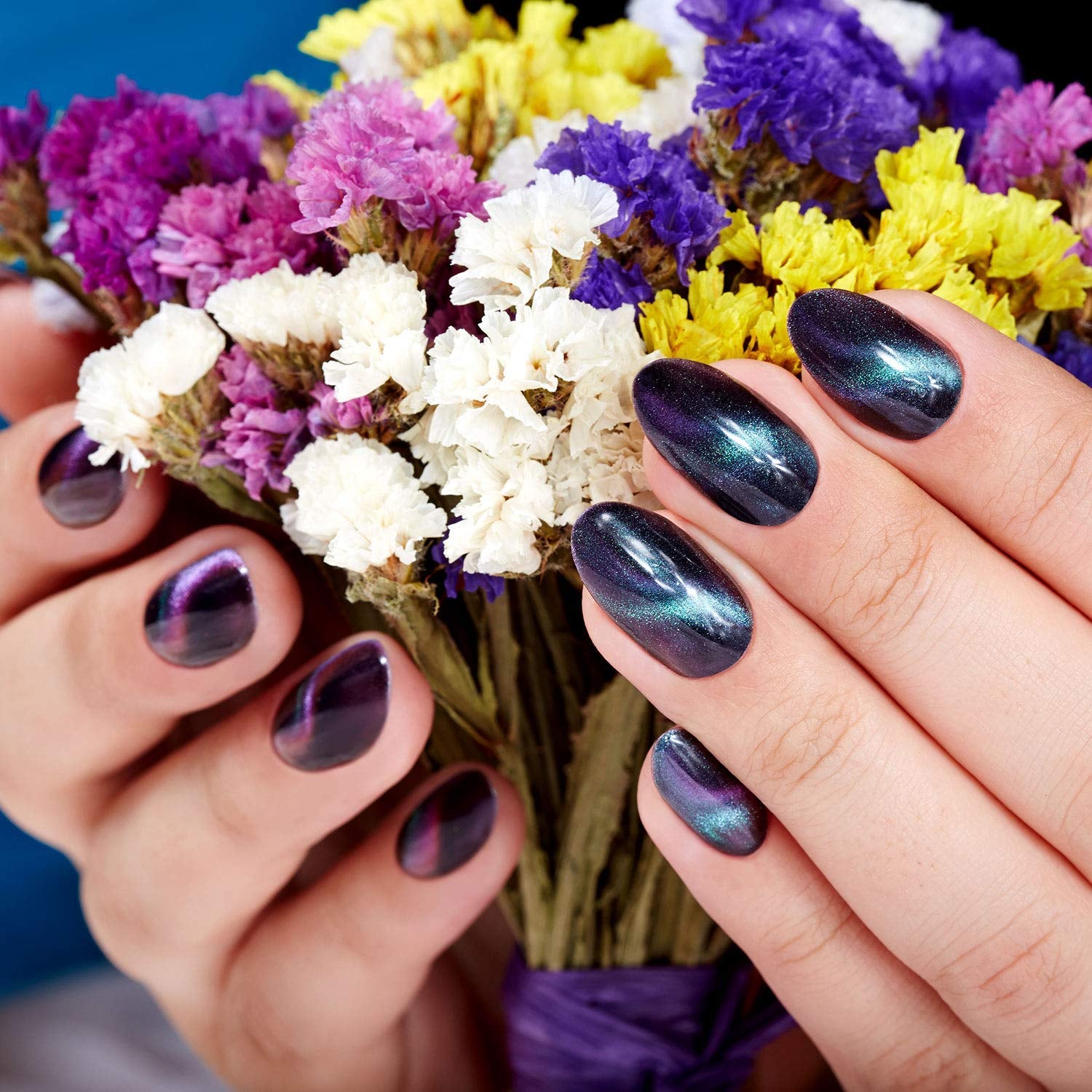 Nail Art Werkzeug Magnetstift, 10 Stück Nagel Magnet Stick Zestaw narzędzi, Nagel Magnet Stift i Starker Magnes Stock Punktierungsstifte dla majsterkowiczów 3D Magnetics Katzenauge UV Gel Polnisch Nagel Kunst
