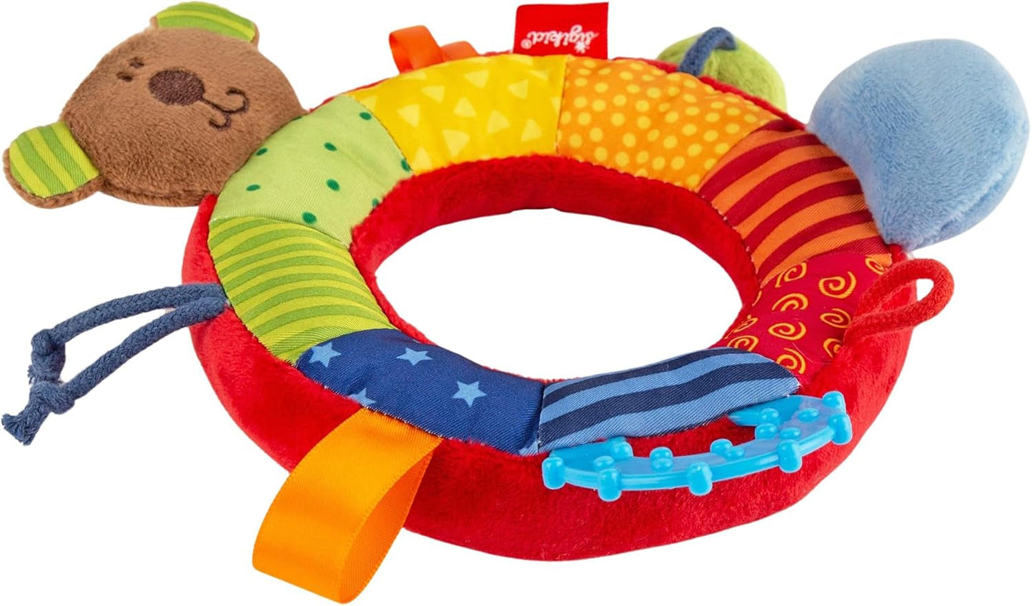 SIGIKID 40490 Aktywny pierścień Baby Activity PlayQ Zabawka dla dziewczynek i chłopców polecana dla dzieci od 3 miesiąca wielokolorowy Baby Toys Naty Shop