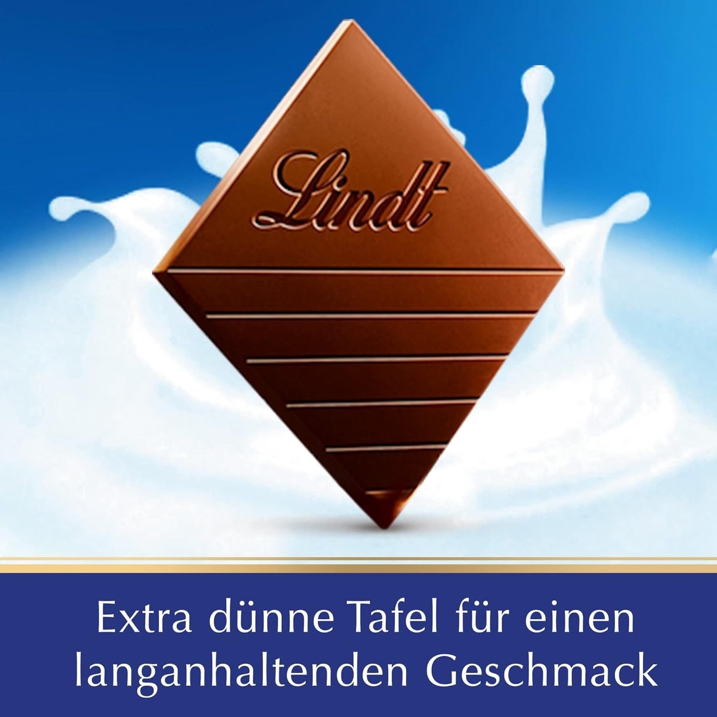 Lindt EXCELLENCE Ekstra kremowa czekolada mleczna | Batonik 100g | Wyśmienita, mleczna czekolada premium o kremowym, mlecznym smaku | Intensywny i trwały aromat | Czekoladowy prezent
