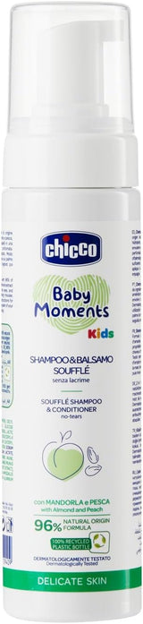 Chicco KIDS - DELIKATNA SKÓRA - MUS 2 W 1: SZAMPON I ODŻYWKA, 150 ml Dzieci - Kąpiel i pielęgnacja Naty Shop Tytuł domyślny