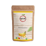 myfruits chipsy bananowe (plastry banana), liofilizowane, 100g, bez dodatków, 100% banany, owoce liofilizowane bez dodatku cukru Produkty odwodnione Naty Shop 300G