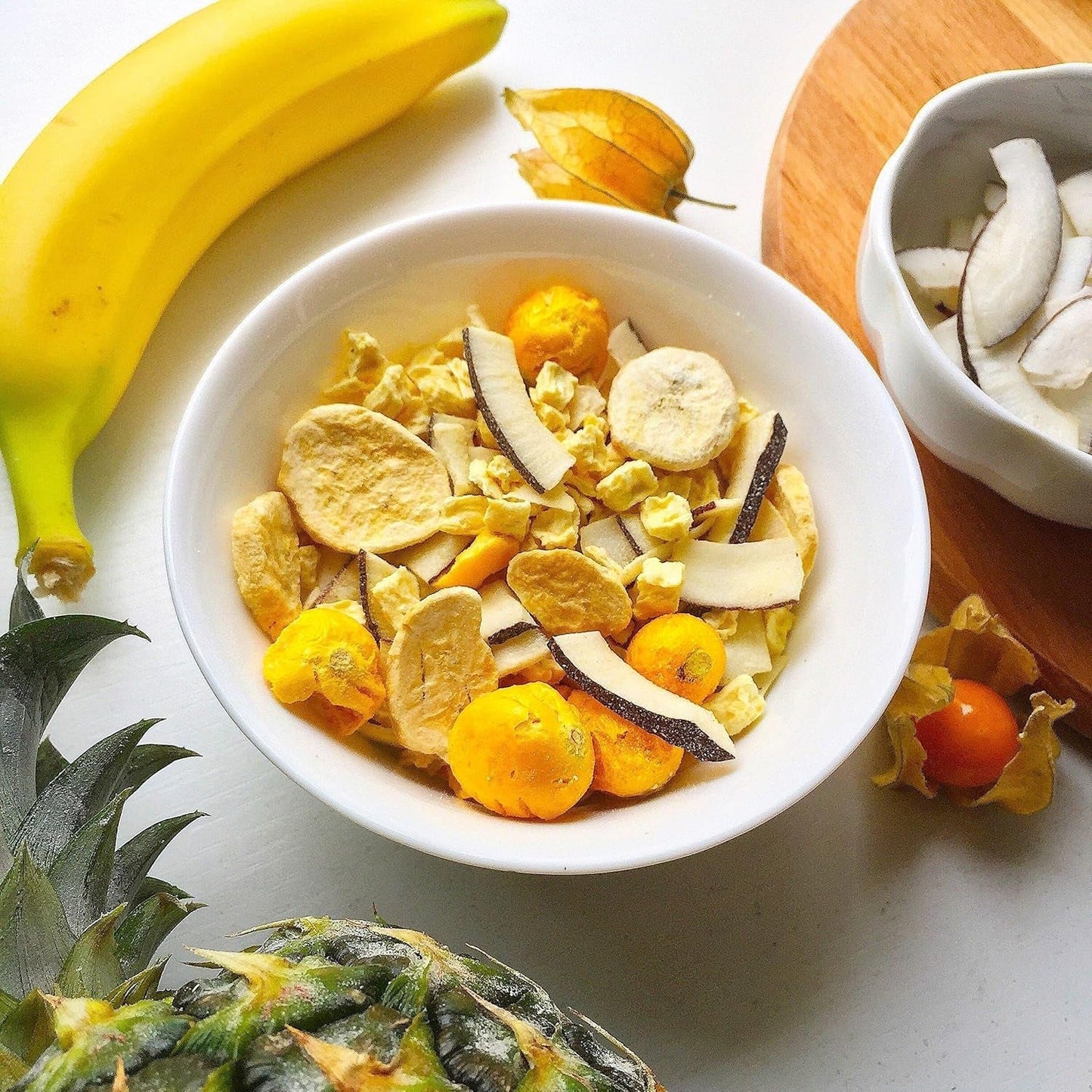 myfruits chipsy bananowe (plastry banana), liofilizowane, 100g, bez dodatków, 100% banany, owoce liofilizowane bez dodatku cukru Produkty odwodnione Naty Shop