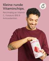 Wiśnie gorzkie liofilizowane BUAH® | Całe wiśnie jako przekąska lub do musli | Idealny zamiennik słodyczy | Wegańskie i bez dodatku cukru | 135g Naty Shop produkty suszone