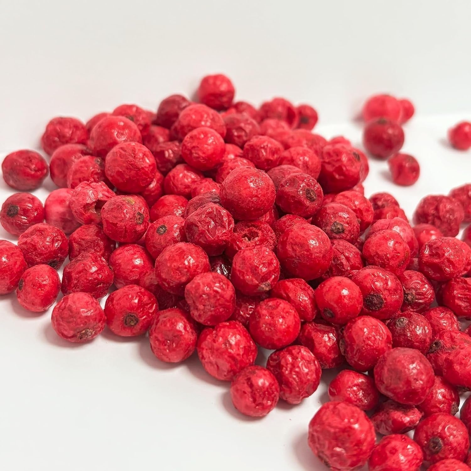 Porzeczki liofilizowane całe 100g - Owoce liofilizowane - Owoce suszone liofilizowane - Porzeczki czerwone do wypieków, dekoracji ciast, przekąsek, musli, deserów Produkty suszone Naty Shop