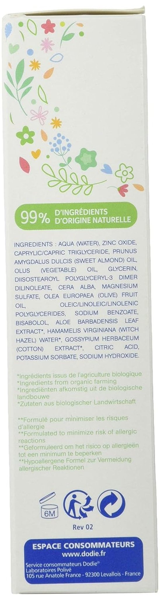 Krem zastępczy, bezzapachowy, od urodzenia, 75 ml Dzieci - Kąpiel i pielęgnacja skóry Naty Shop