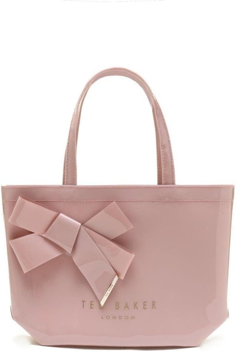 Damskie torby na zakupy Ted Baker Nikicon z kokardką winylową Damskie Naty Shop Różowe