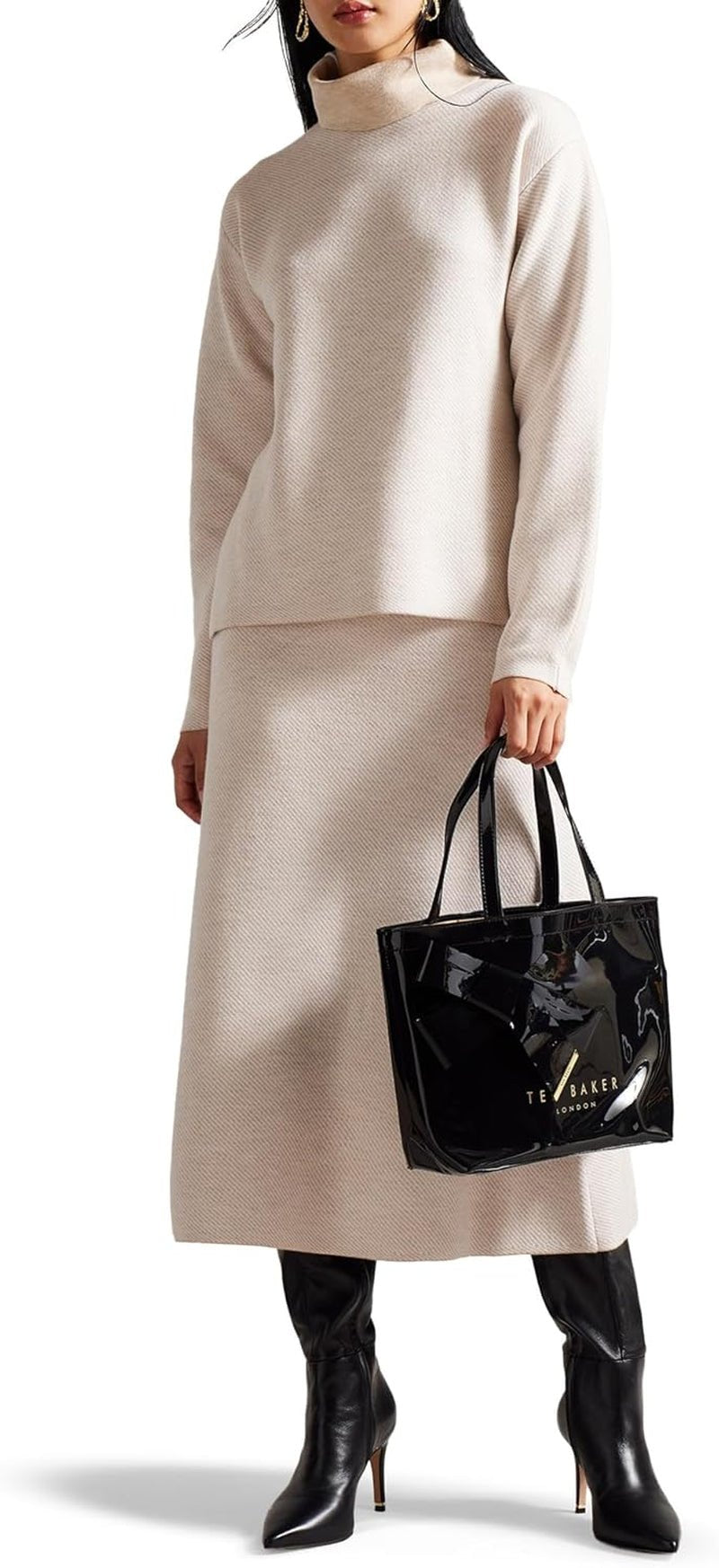 Damskie torby na zakupy Ted Baker Nikicon z kokardką winylową Damskie Naty Shop