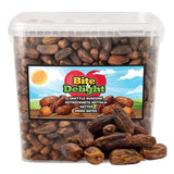 Bite & Delight suszone daktyle - Całe, suche i naturalne - Aromatyczne słodycze - Pyszne i soczyste - Gotowa przekąska owocowa - Wegańska - Bez dodatku cukru - 1250g Naty Shop produkty suszone 10 kg