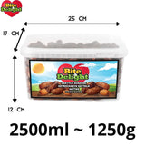 Bite & Delight suszone daktyle - Całe, suszone i naturalne - Aromatyczne słodycze - Pyszne i soczyste - Gotowe przekąski owocowe - Wegańskie - Bez dodatku cukru - 1250g Naty Shop produkty suszone