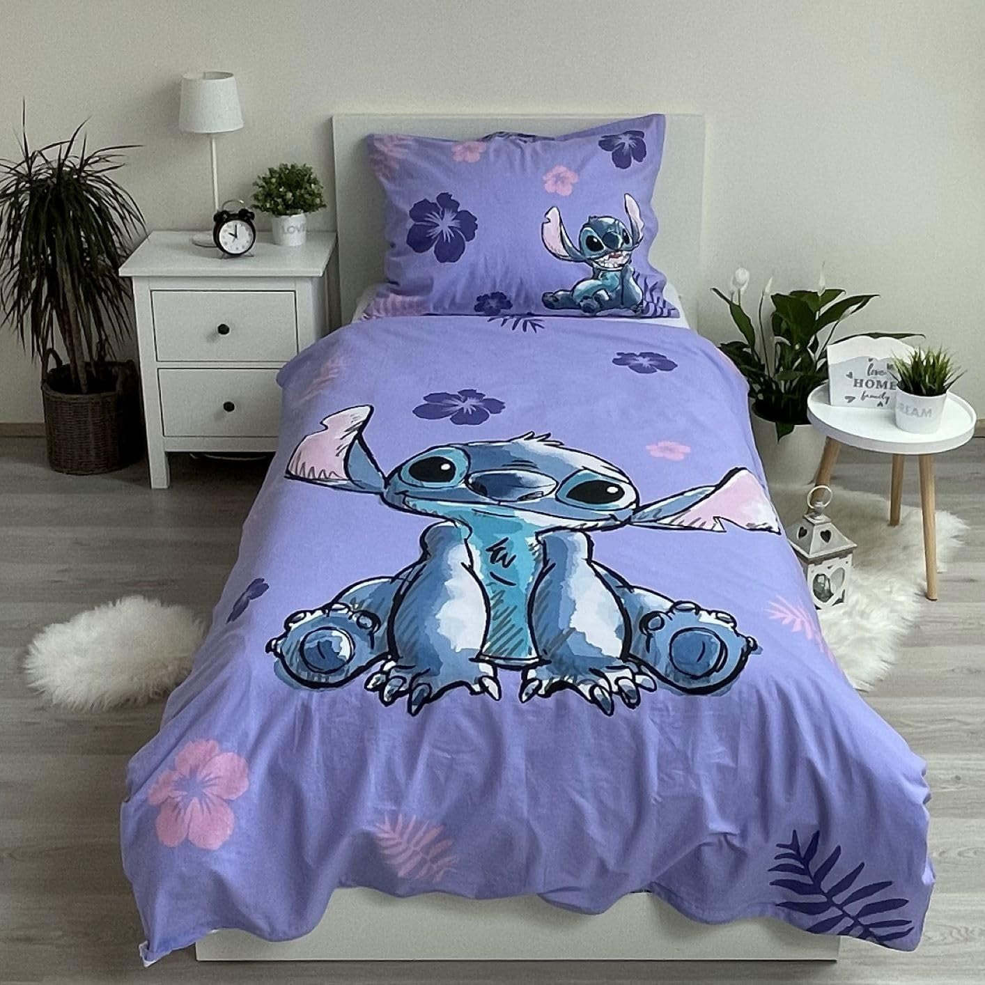 Dwustronna pościel dziecięca Lilo & Stich, 100% bawełna Pościel - dziecięca Naty Shop
