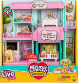 Zestaw Little Live Pets Mama Surprise Families Baby Clinic, w zestawie 3 szczenięta retrieverów, Magic, dwustronny zestaw (27,8 cm szer., 23,8 cm wys.). Karmienie, kąpiel i zabawa Figurki prezentowe dla dzieci Naty Shop Domyślny tytuł