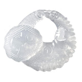 Infantino 316564-01 Infantino Przezroczyste pierścienie do ząbkowania - Miękki pierścień do ząbkowania, wykonany z nietoksycznego materiału, do rozwoju sensorycznego i wspomagania ząbkowania, wielokolorowy