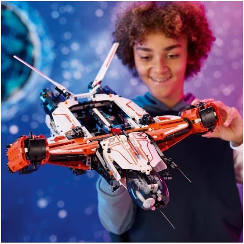 LEGO Technic Transporter kosmiczny Vtol LT81, zestaw do budowania kosmosu, zabawka kosmiczna, statek kosmiczny, zestaw mini łazik, prezent dla chłopców i dziewcząt powyżej 10 lat 42181 Zestawy do budowania Besuche w sklepie LEGO