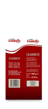 Caffè Trombetta Italien Kaffee Geröstete Kaffeebohnen, klasyczna. Eine perfekte Harmonie zwischen Aroma und Körper - 1 kg