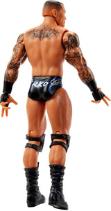 Figurka Mattel WWE Randy Orton, główna seria bitewna nr 154, ok. Wysokość 15 cm Postać kolekcjonerska z 10 punktami ruchu i realistycznym wyglądem, JCV42, [Multicolor] Figurki Naty Shop